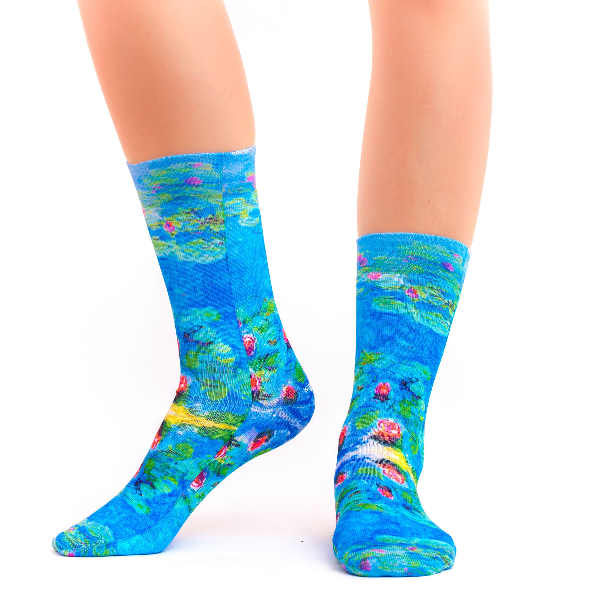 Claude Monet Water Lilies Lady Sock