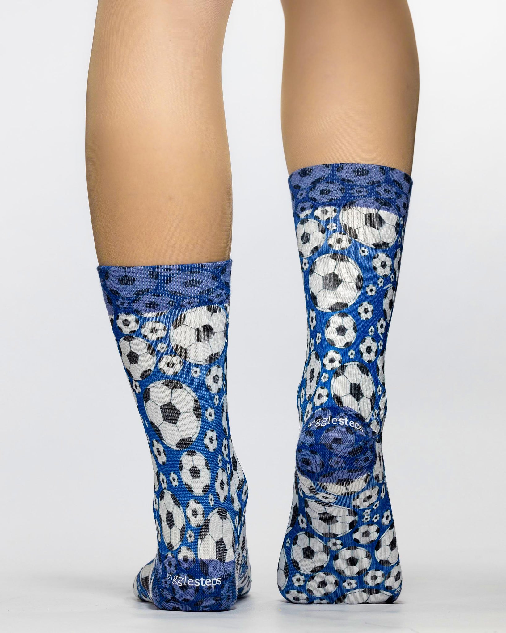 Football Blue Lady Sock