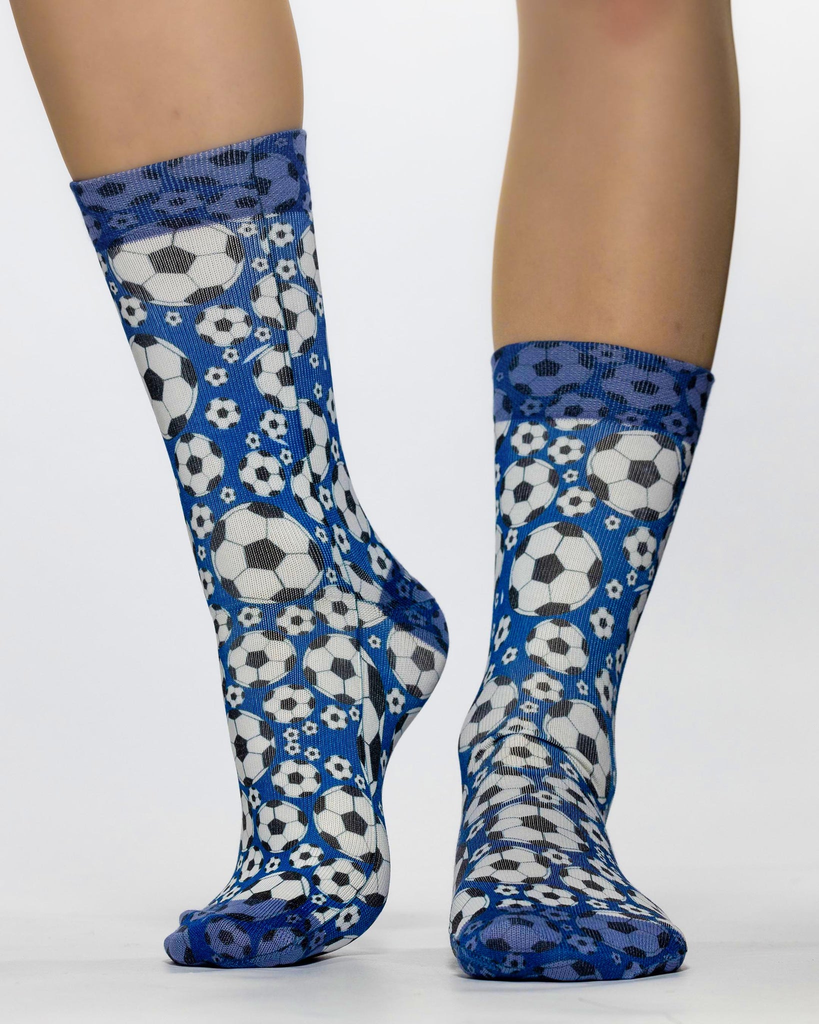 Football Blue Lady Sock