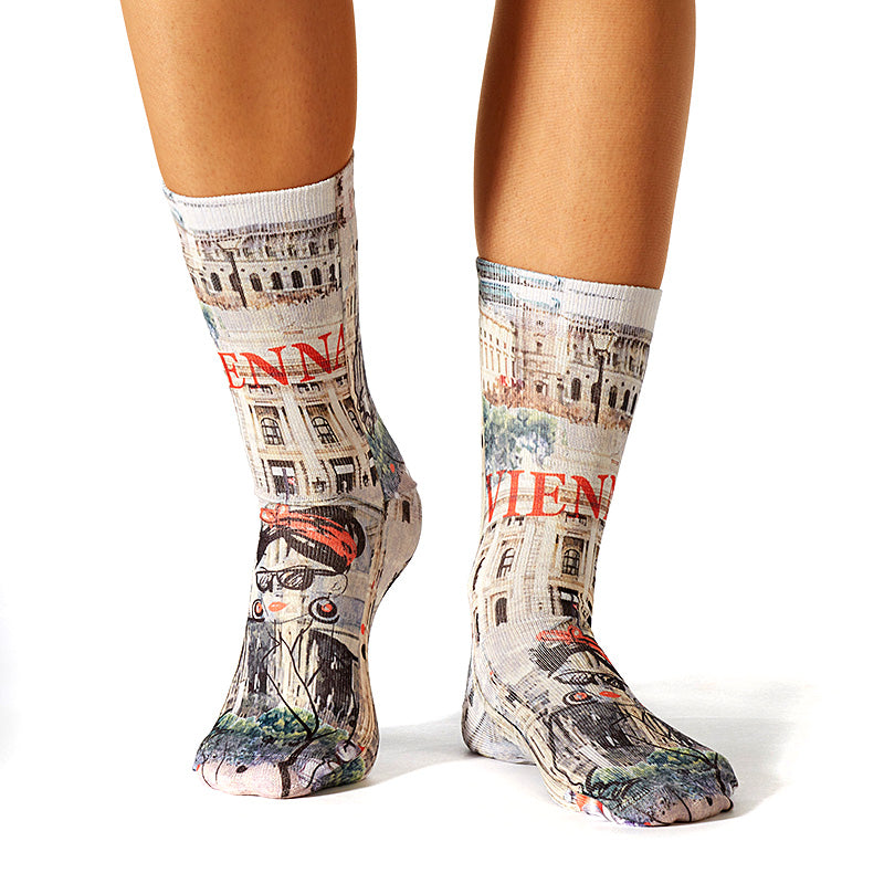 VIENNA White Lady Socks