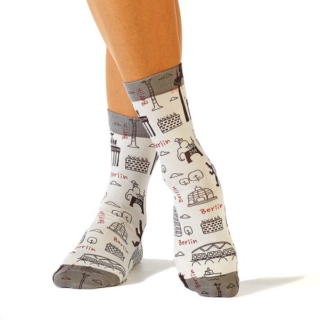 BERLIN BLACK Lady Socks