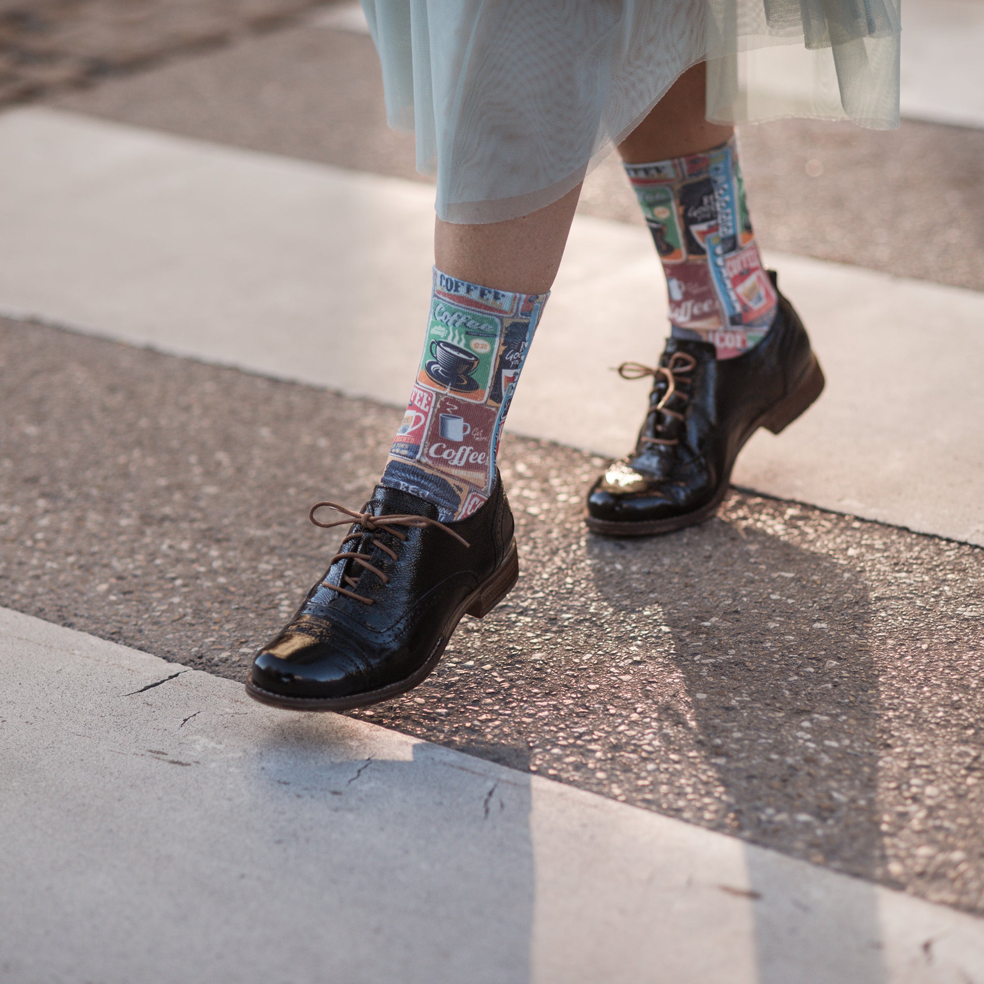 COFFEE RETRO Lady Socks