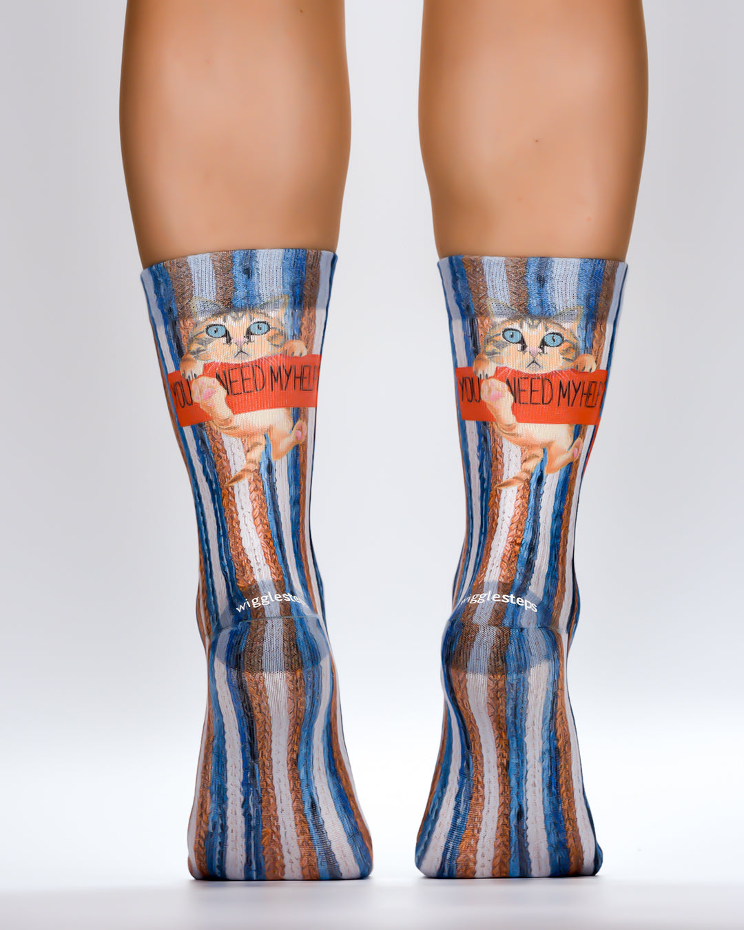 HELP CAT Lady Socks