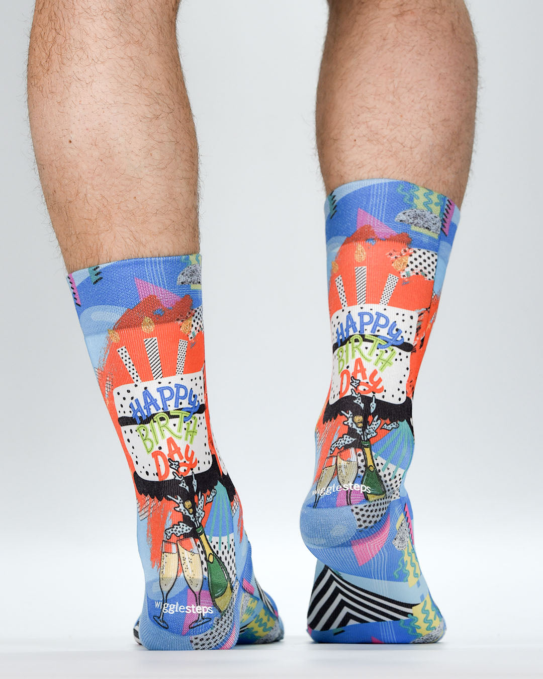 Popping Champagne Man Sock
