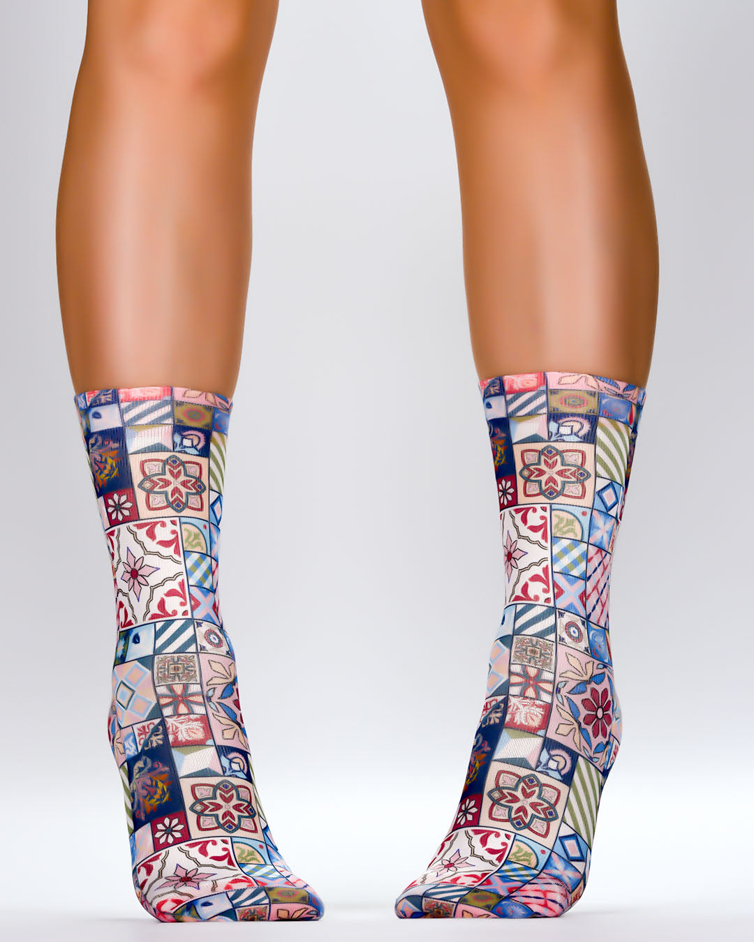 Brown Seramic Lady Sock