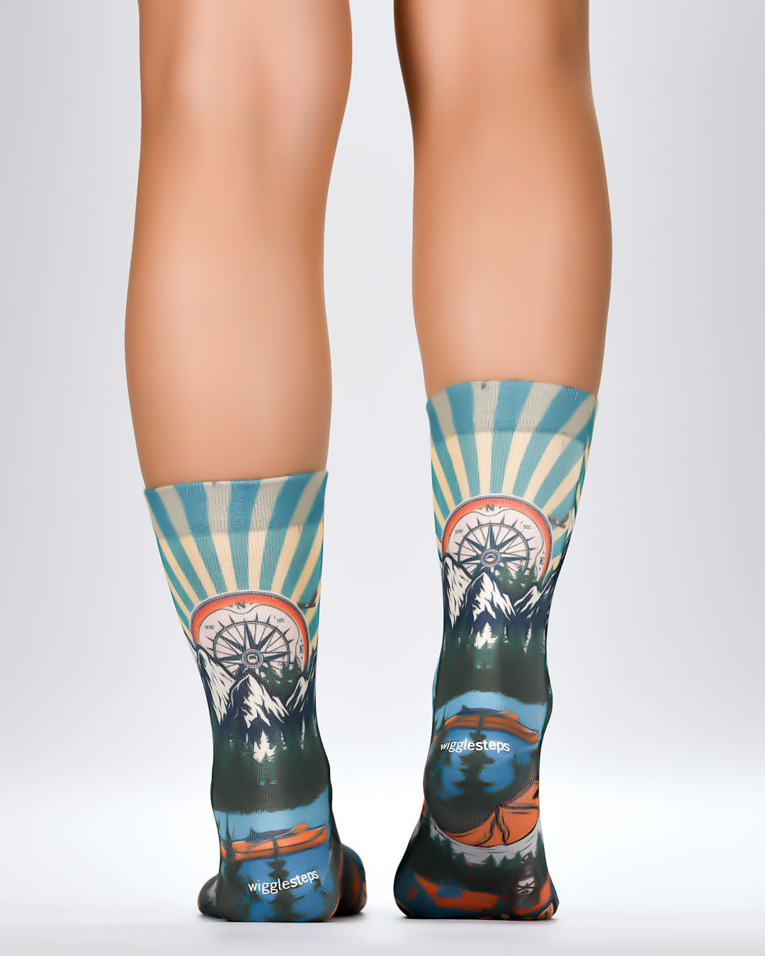 Camping Lady Sock