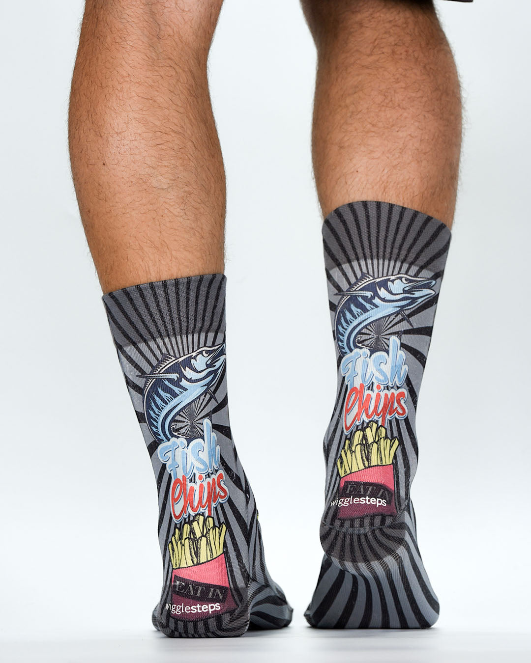 FISH AND CHIPS II  Men Socks