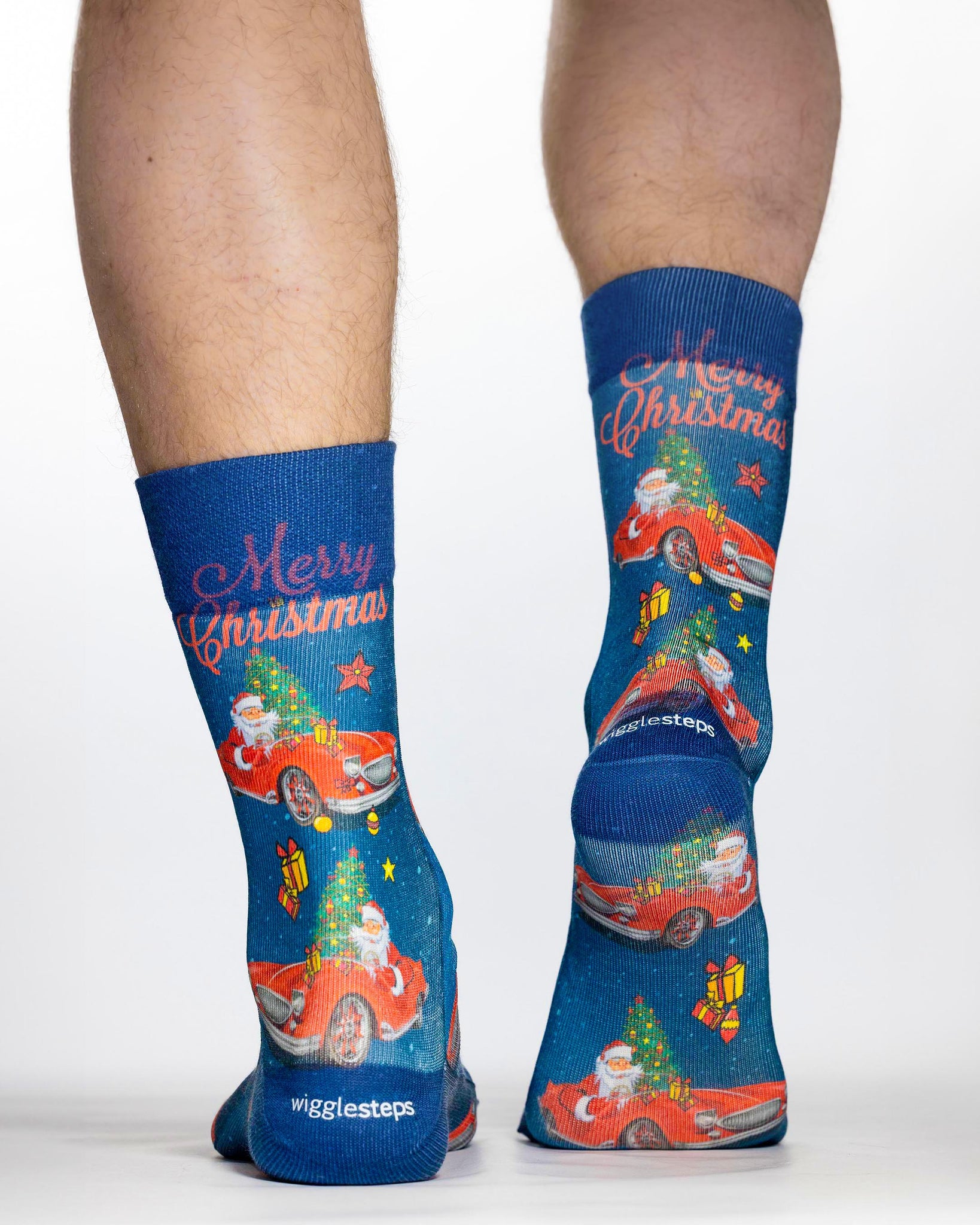 Christmas Car Man Sock