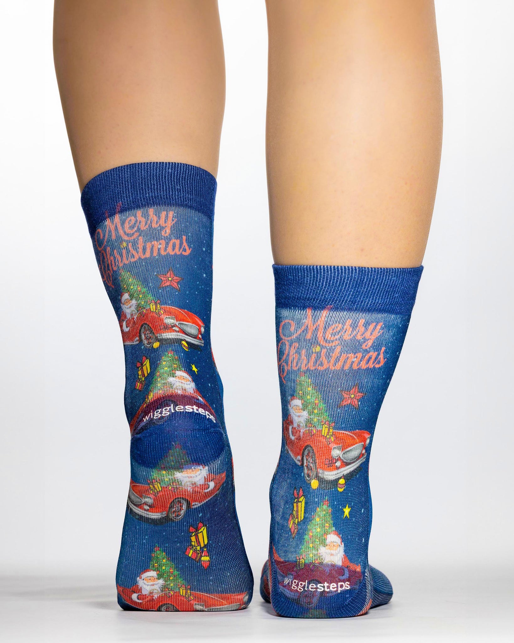 Christmas Car Lady Sock