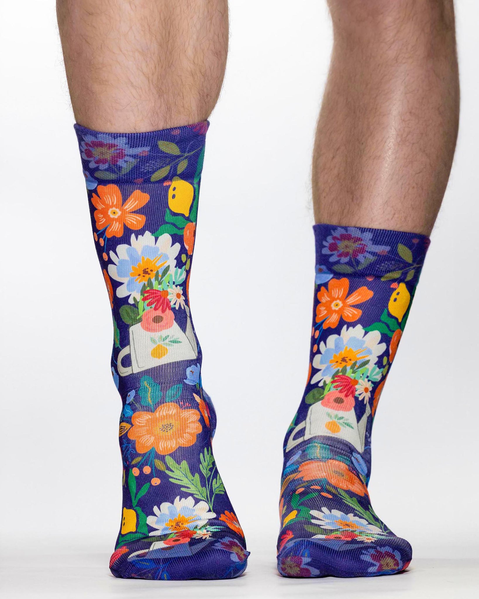 Autumn Garden Man Sock