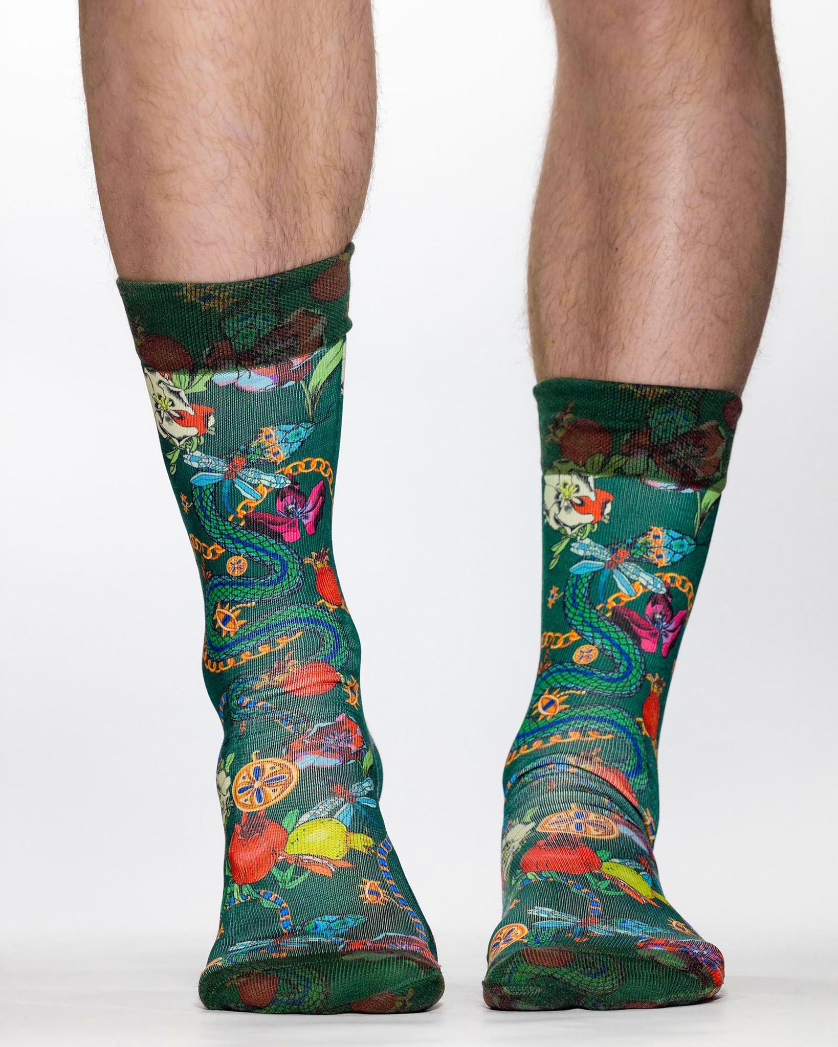 Snake Chain Man Sock