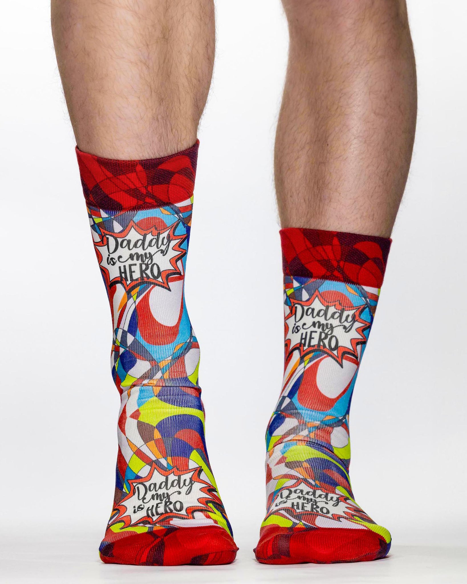 Hero Dad Man Sock