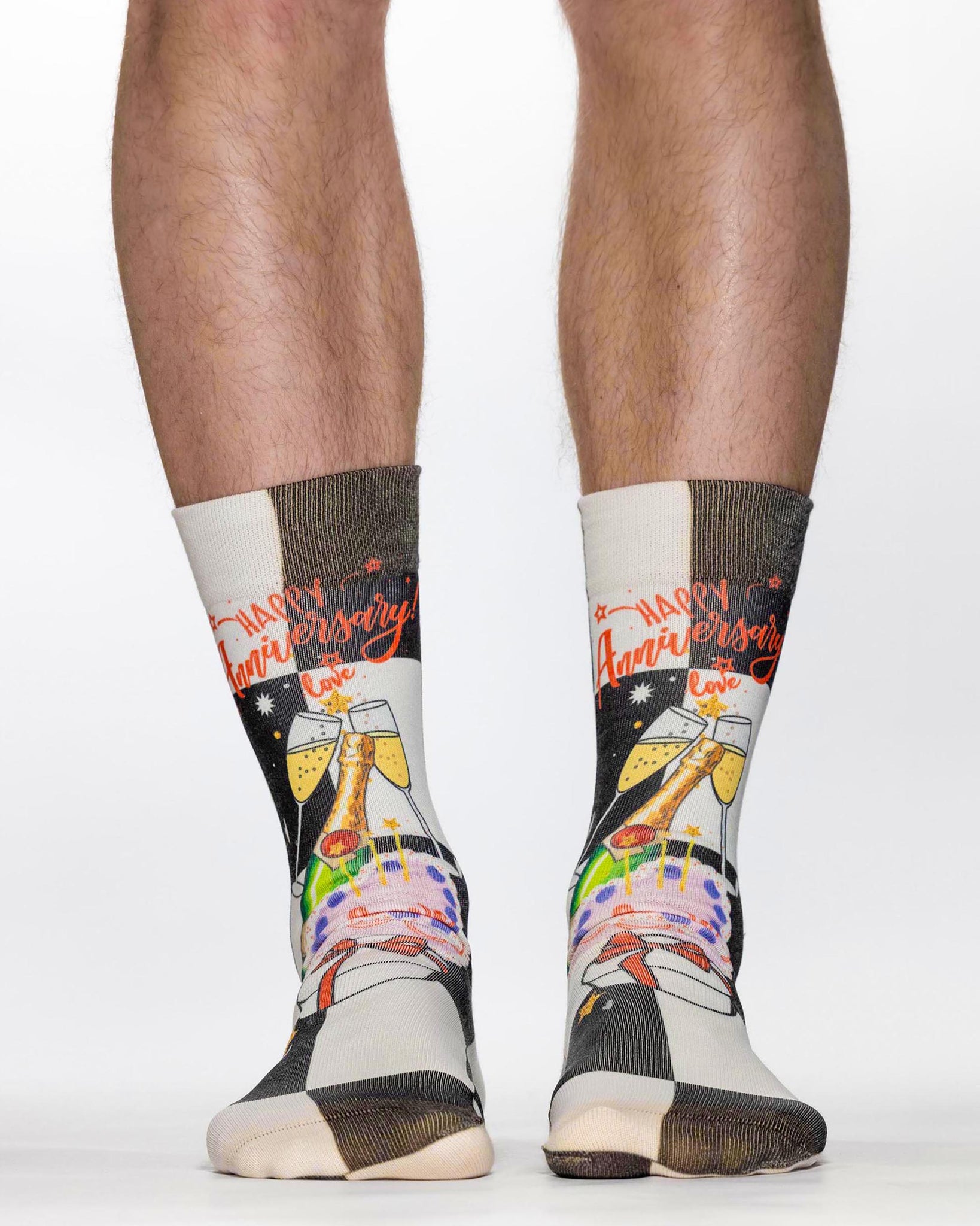 Happy Anniversary Man Sock