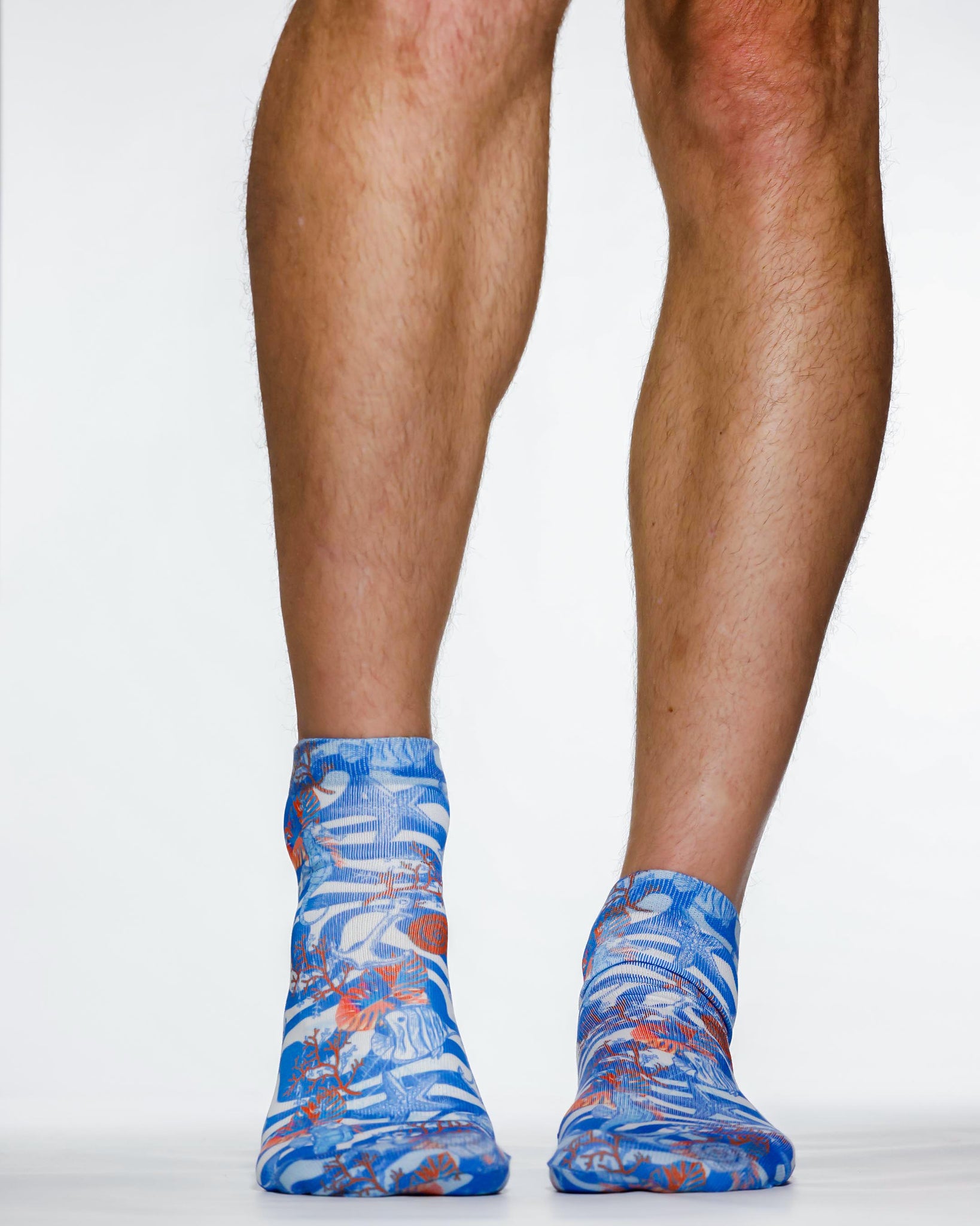 Blue Sea Man Sock