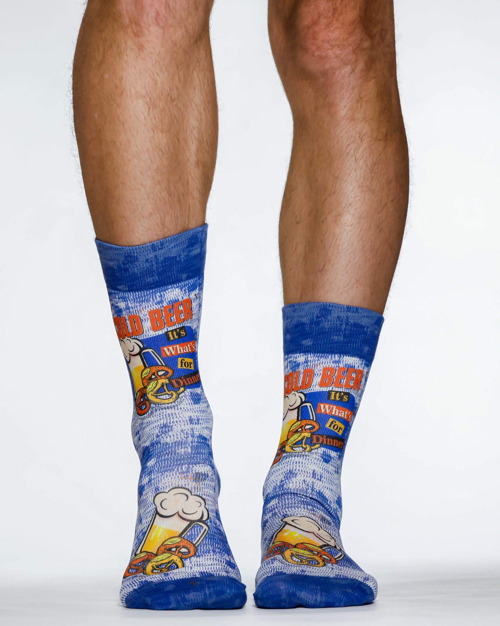 Cold Beer Man Sock