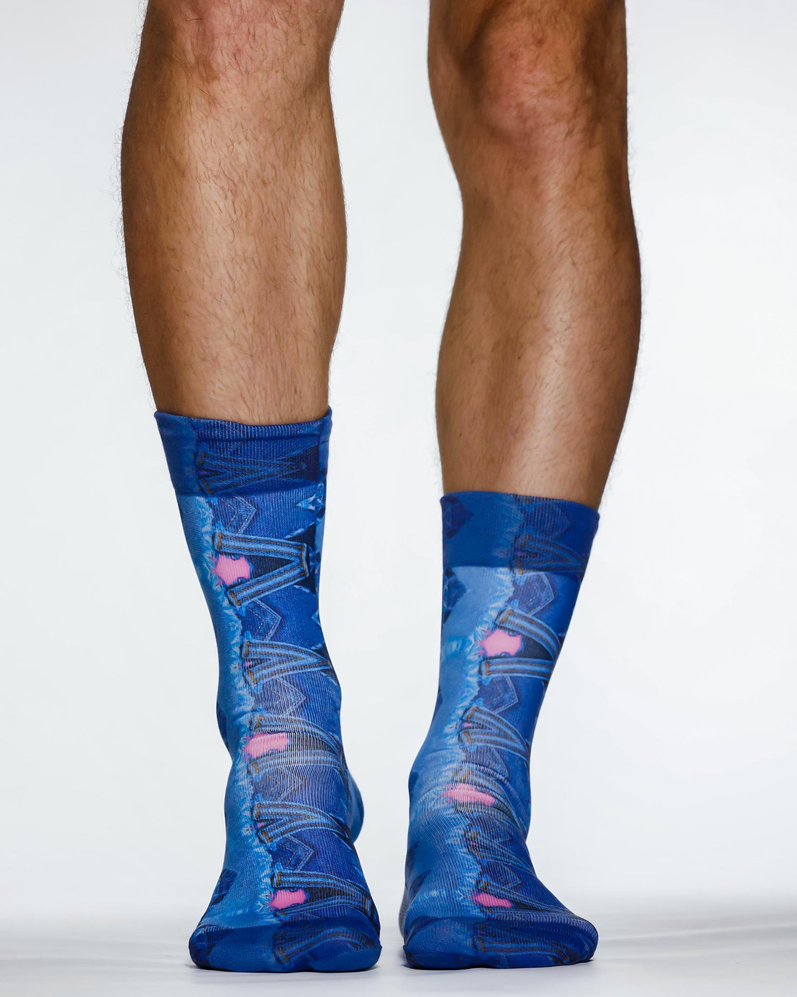 Jeans Belt Man Sock