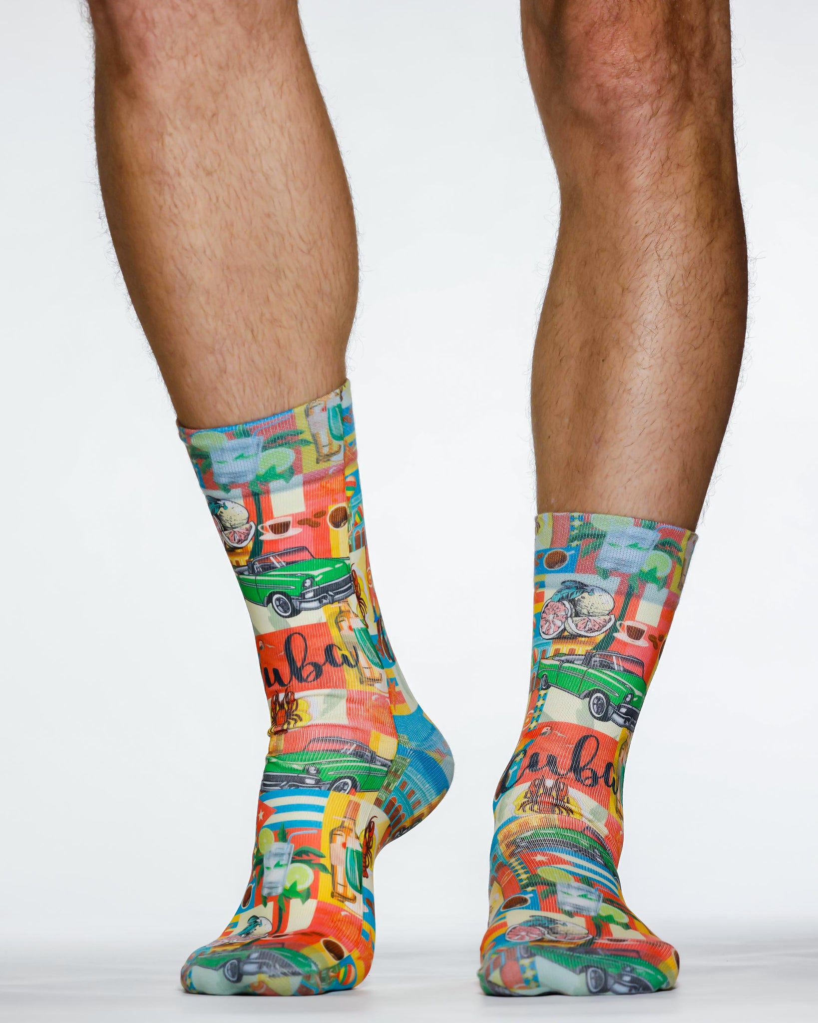 Love Cuba Man Sock