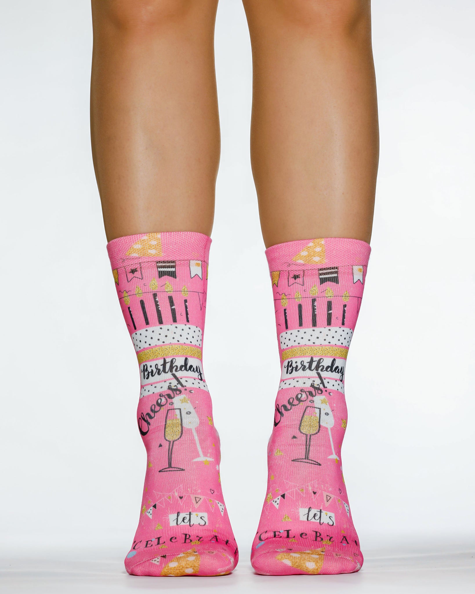 Birthday Candile Lady Sock