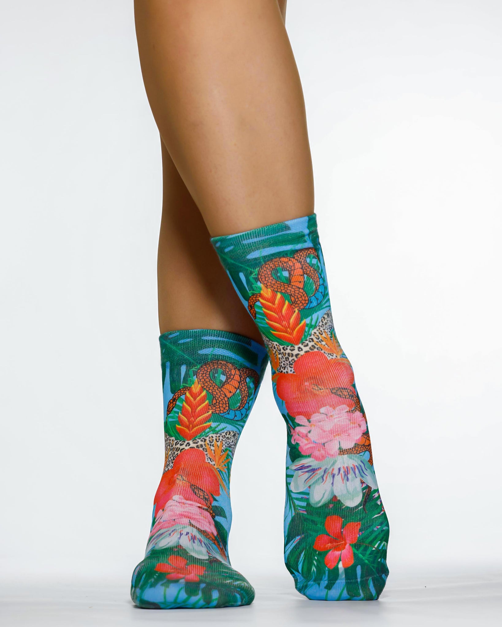 Leo Flowers Lady Sock