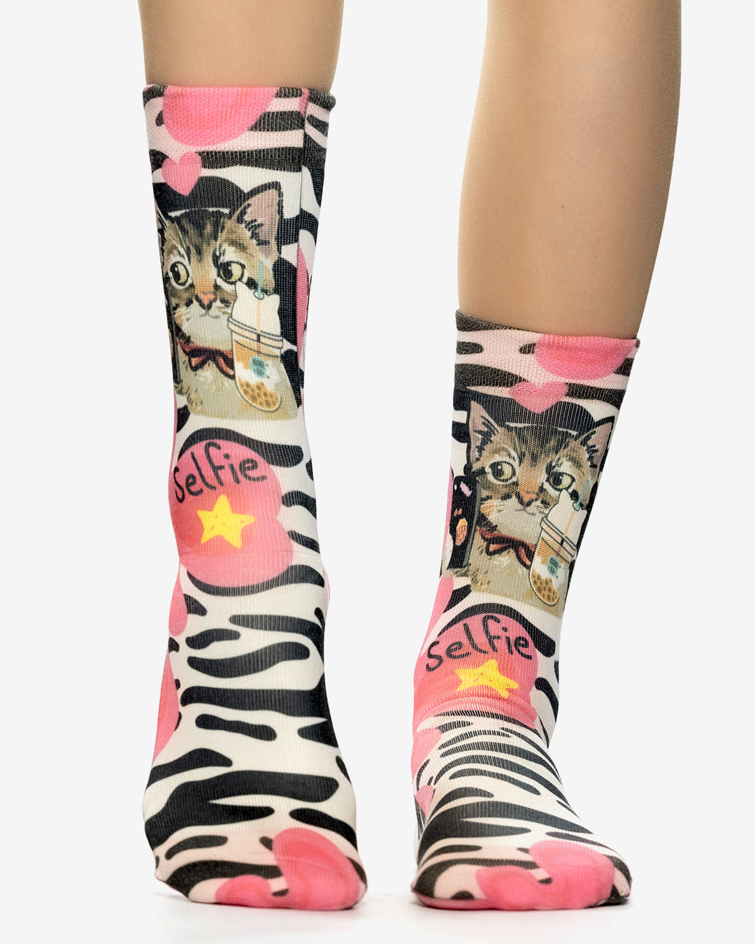 SELFIE CAT Lady Socks