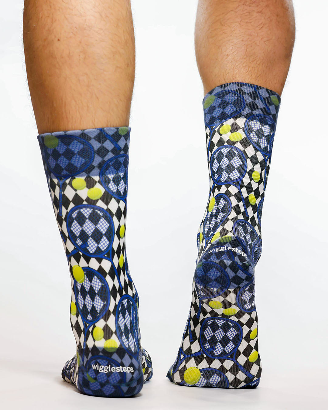Blue Racket Man Sock