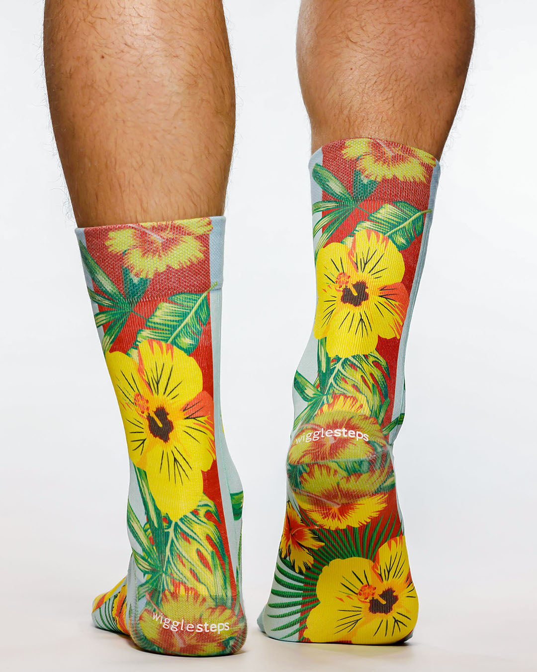 Yellow Botanic Man Sock