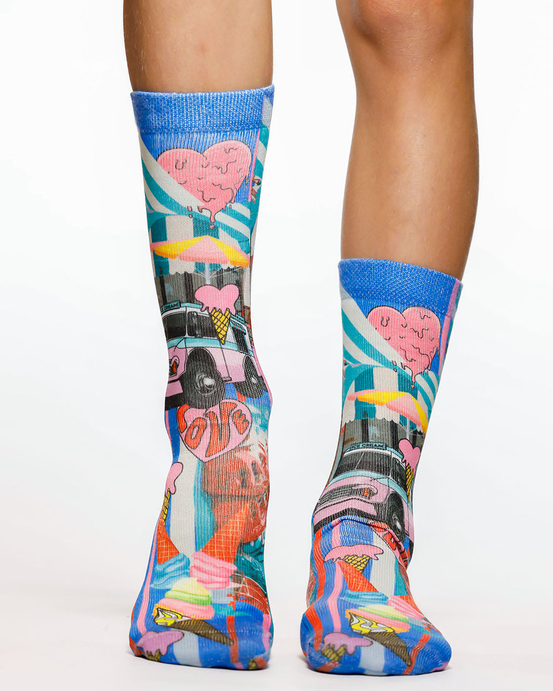 Ice Cream Love Lady Socks