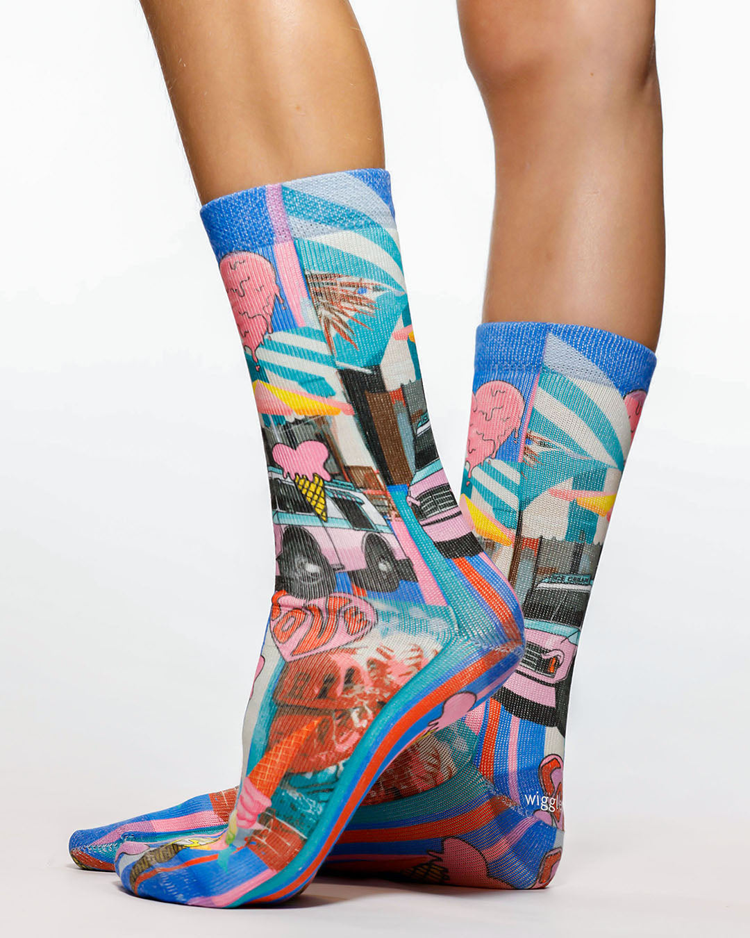 Ice Cream Love Lady Socks