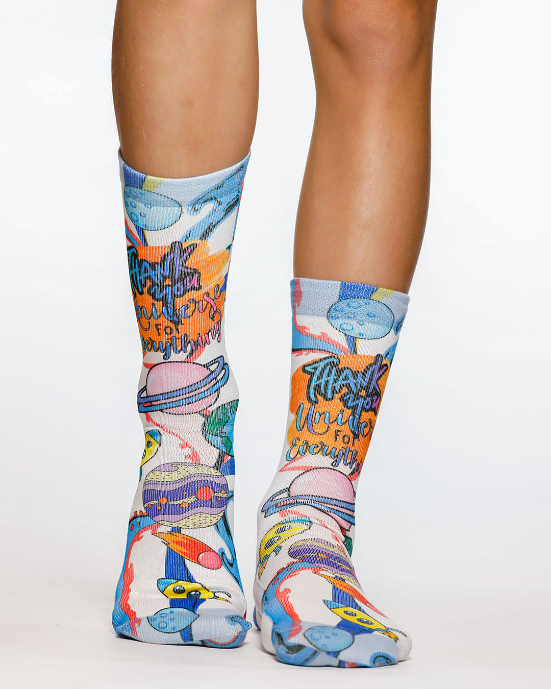 Thanks Universe Lady Socks