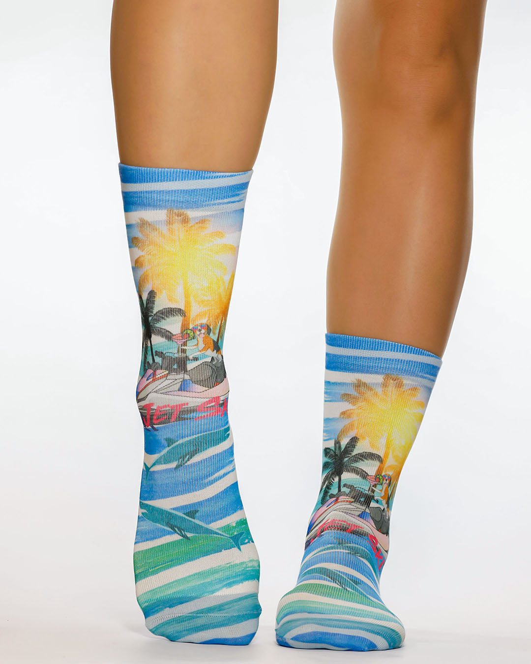 Jet Ski Lady Socks