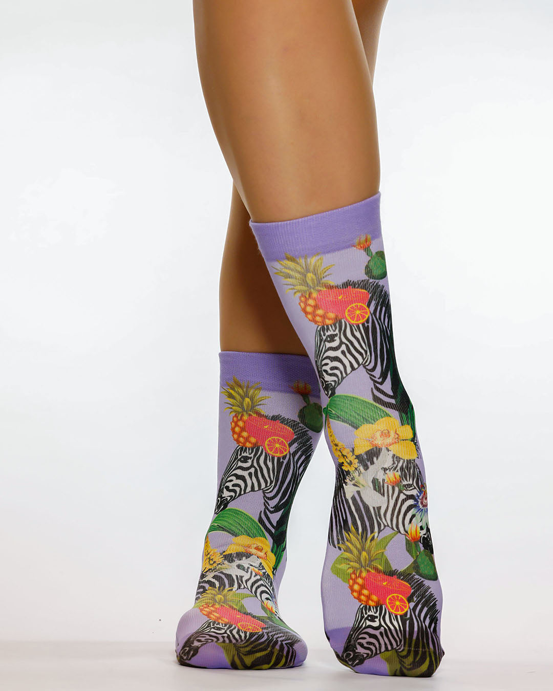 Tropical Zebra Lady Socks