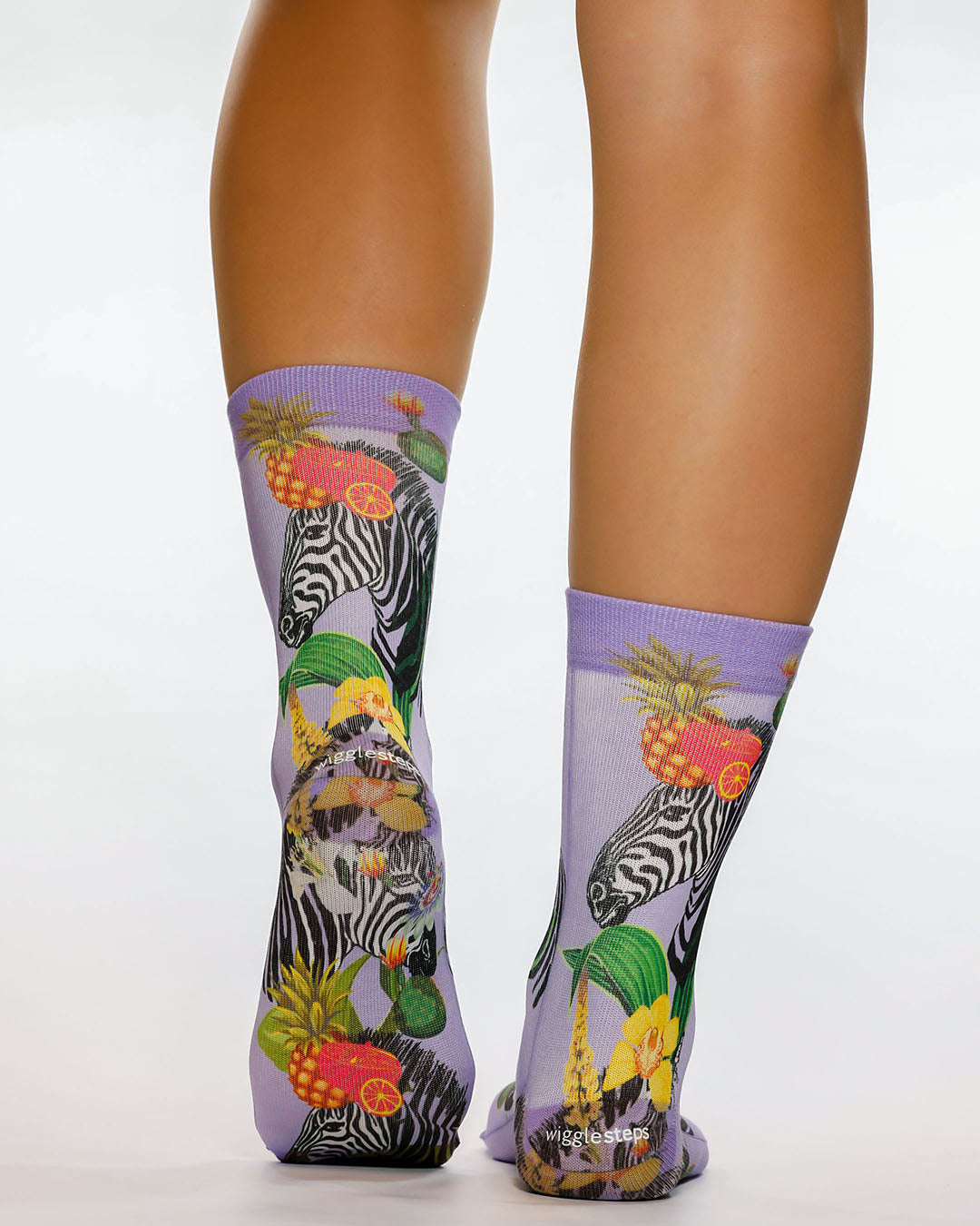 Tropical Zebra Lady Socks