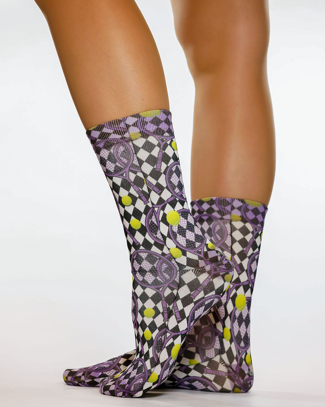 Purple Rocket Lady Socks