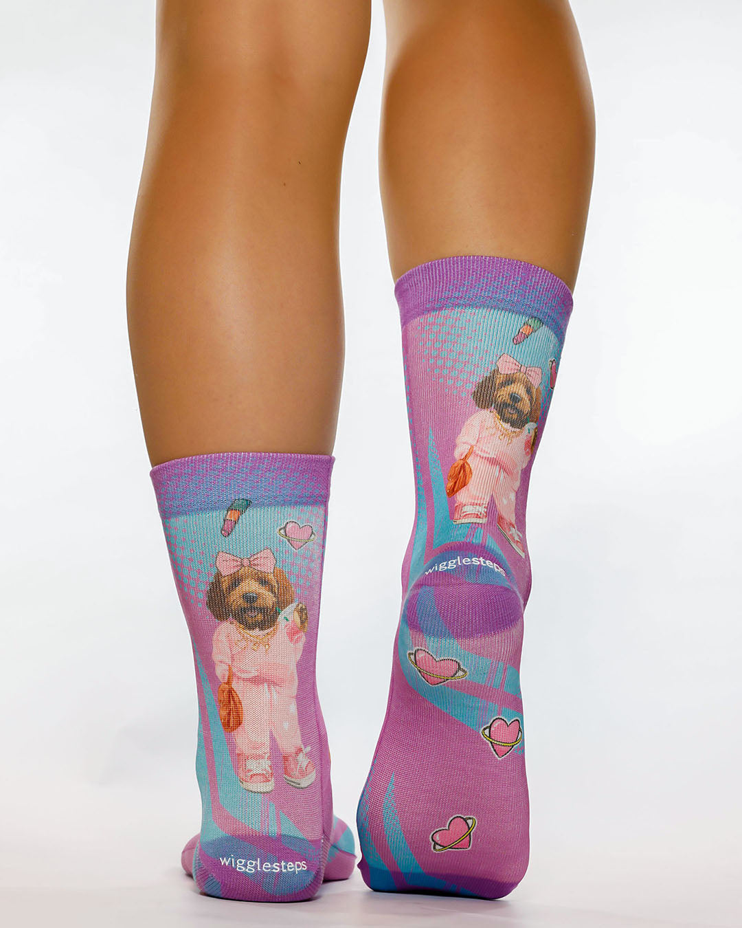 Tiki Dog I Lady Socks