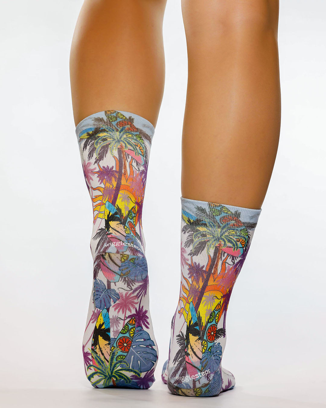 Palm Surf Lady Socks