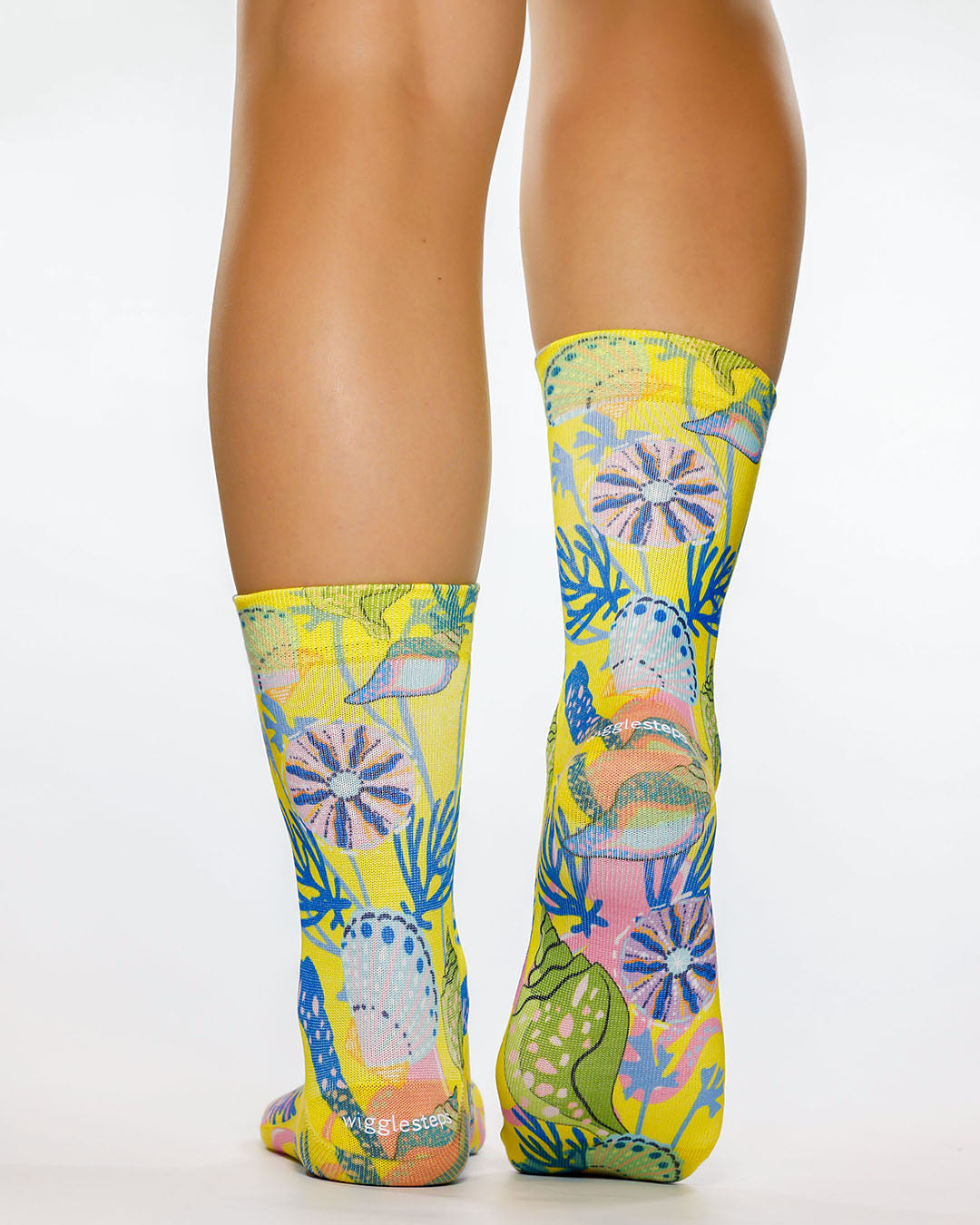 Yellow Shelly Lady Socks