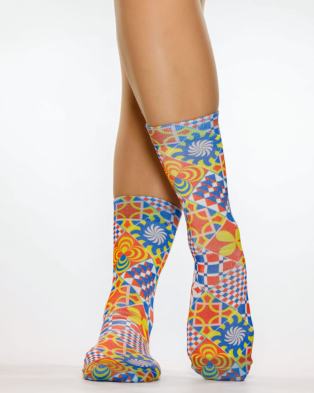 Retro Ceramic Lady Socks