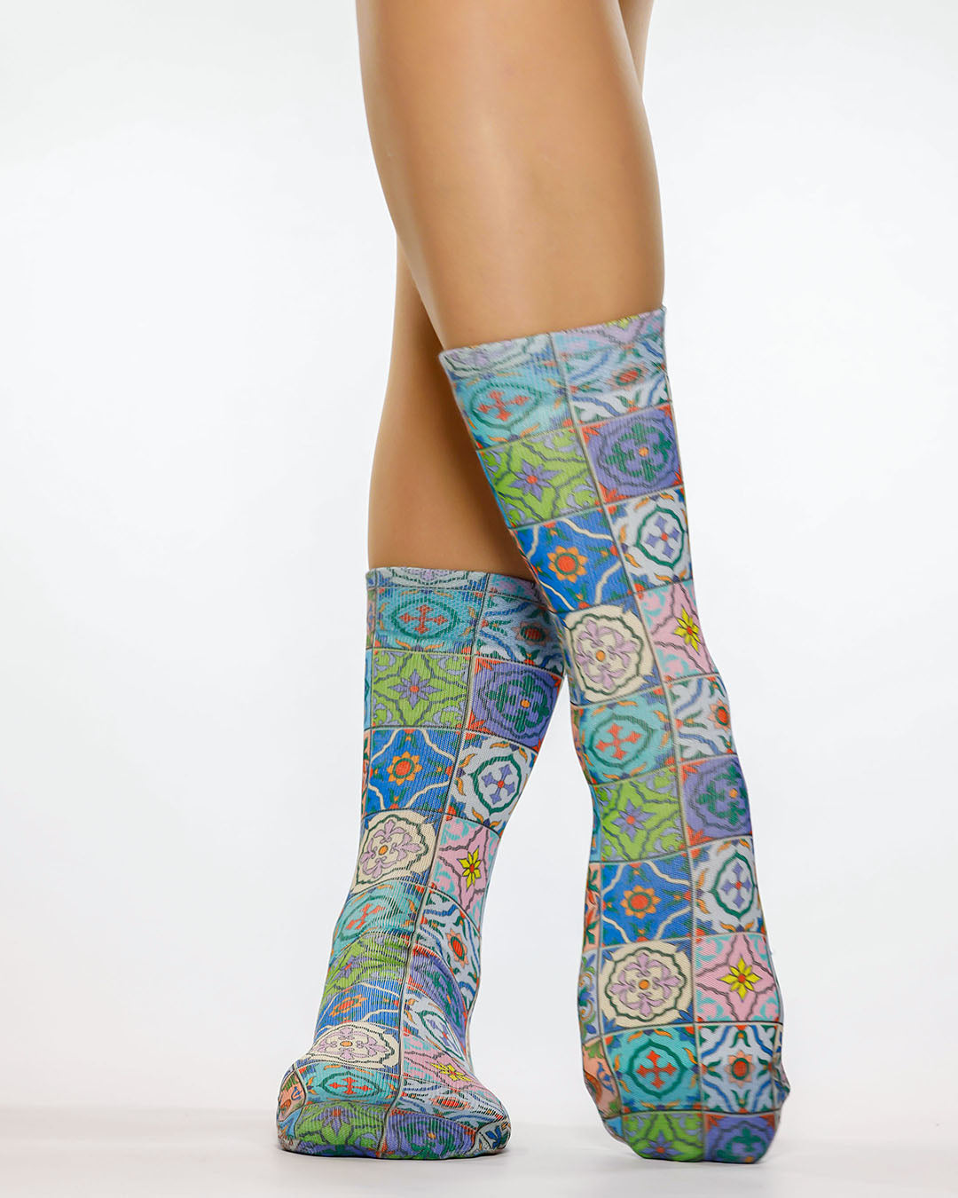 Colorful Ceramic Lady Socks