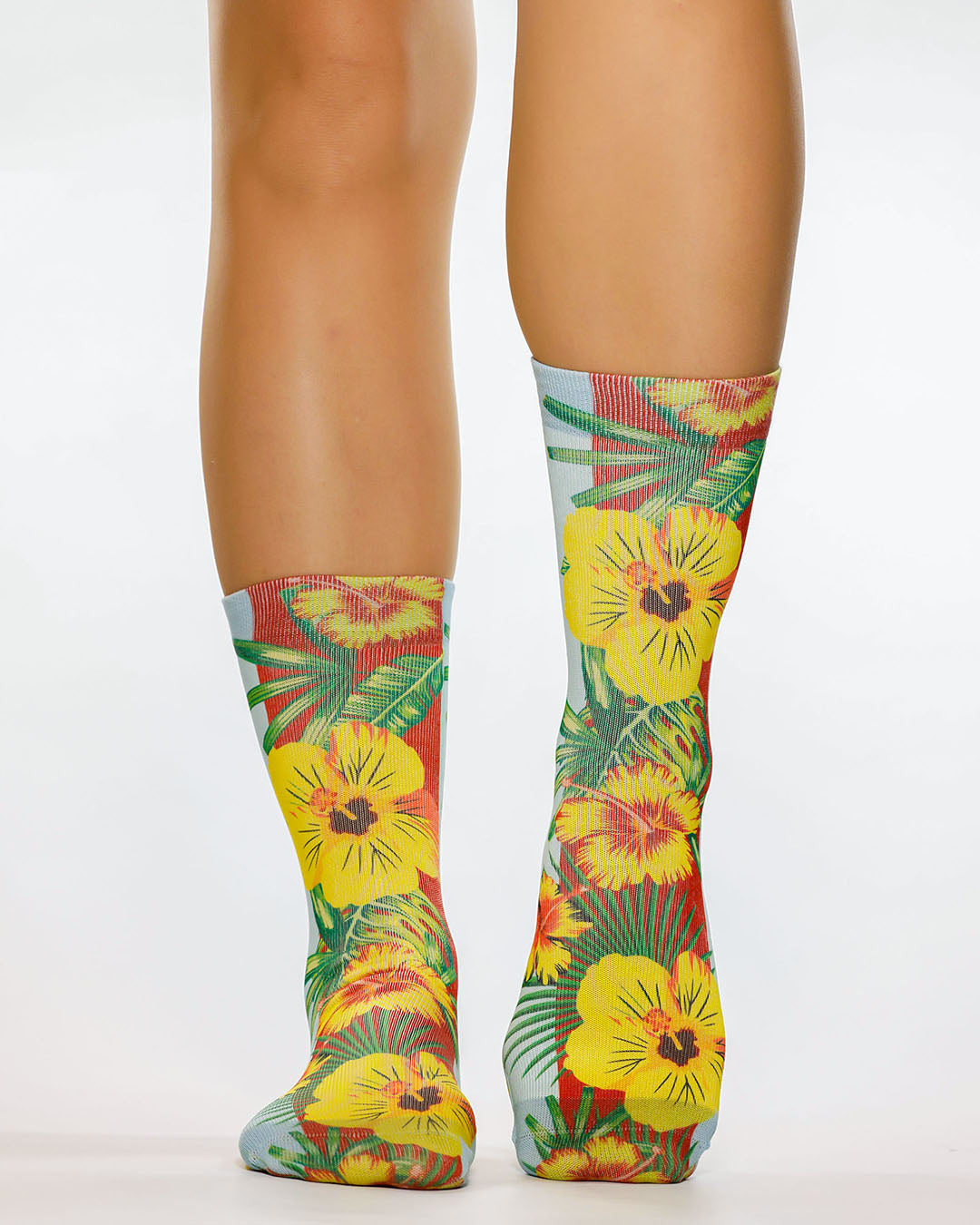 Yellow Botanic Lady Socks