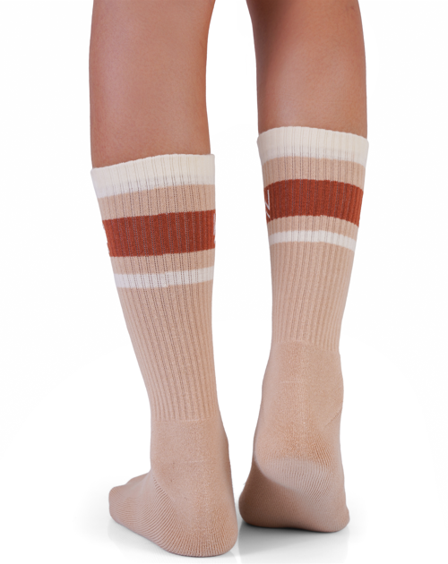 TENNIS SOCKS LATTE