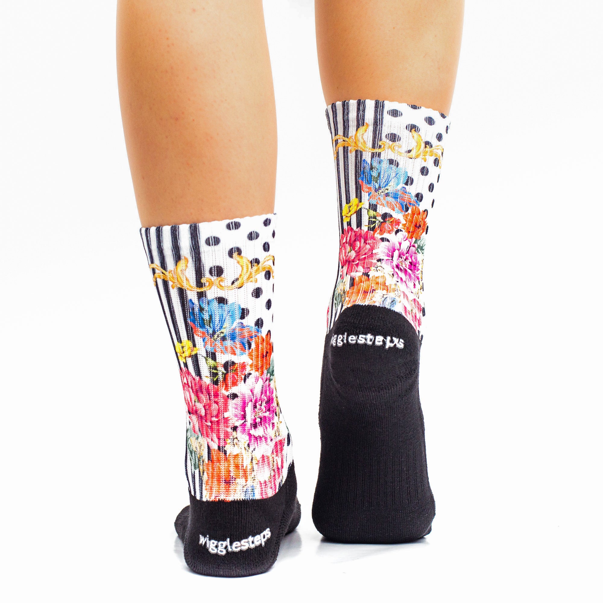 Baroque Bloom Performance Sock