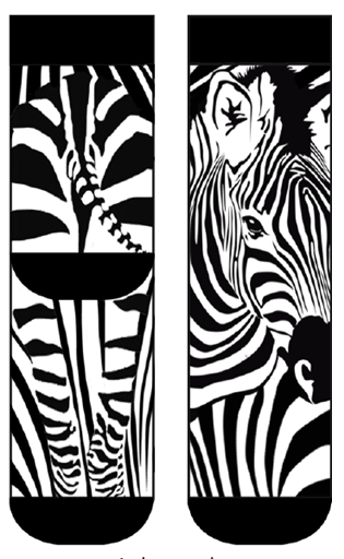 Zebra Lady Sock