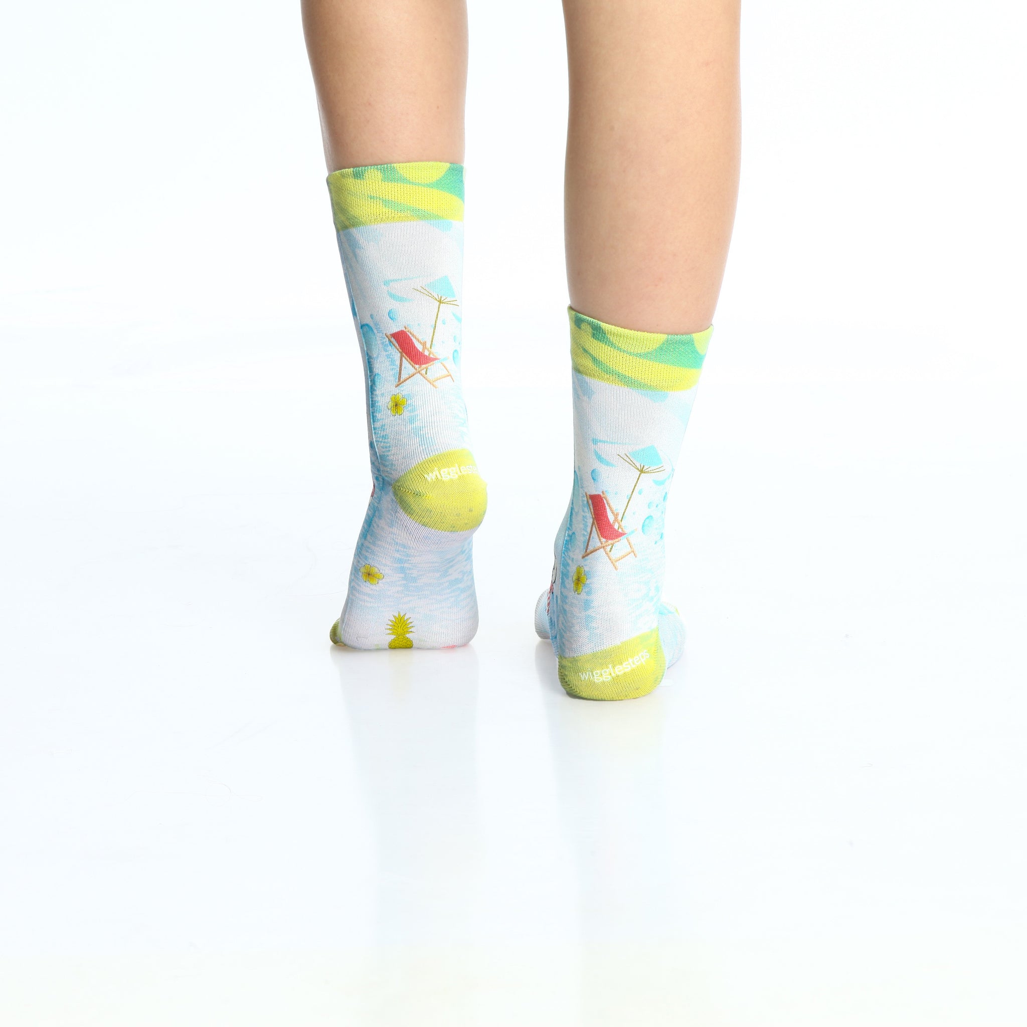 Retro Beach Lady Sock