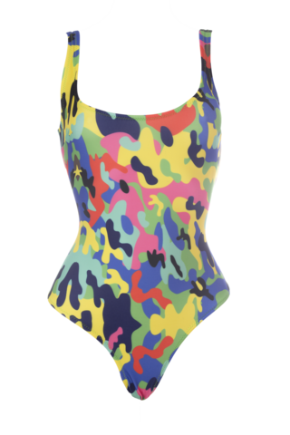 Colorfull Camo Lady Swimwear