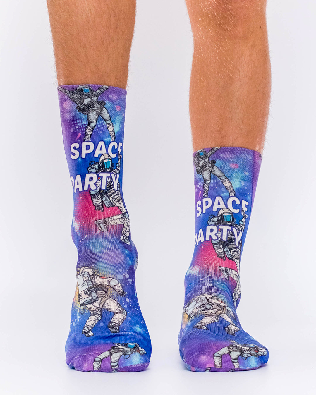 Space Party Man Sock