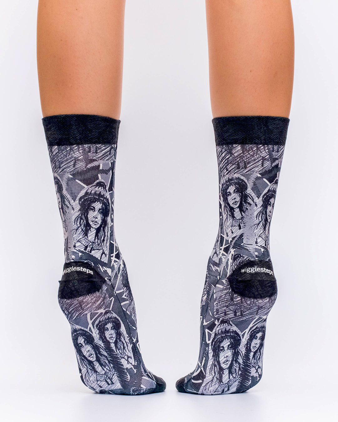 Woman Portrait Lady Sock