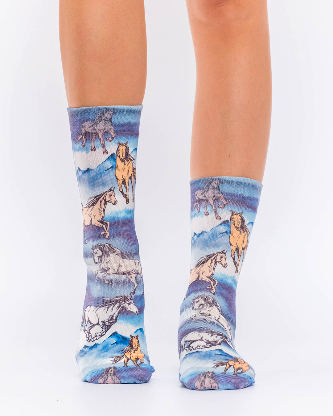 Clouds & Horses Lady Sock