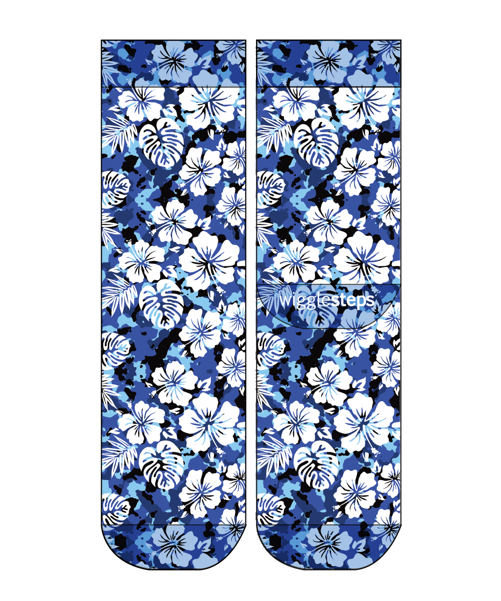 Blue Freesia Wallet & Sock Pack
