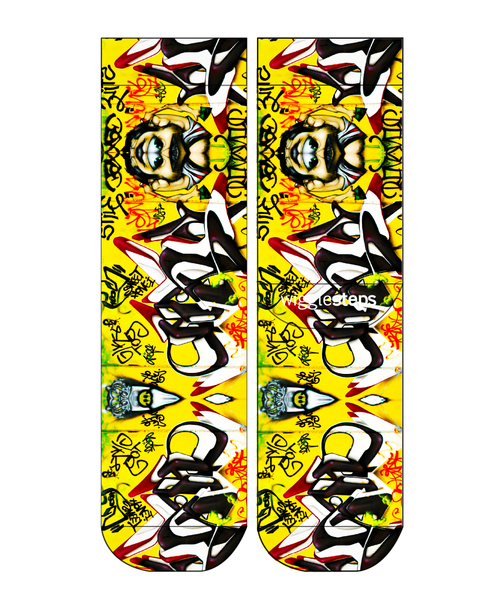 Graffitti Art I Man Socks
