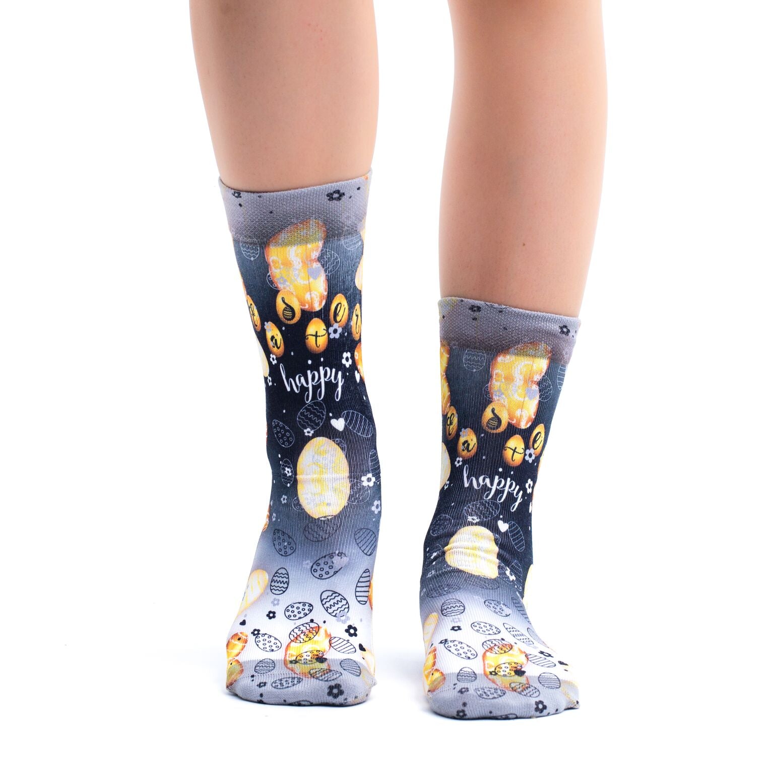 Golden Easter Lady Sock